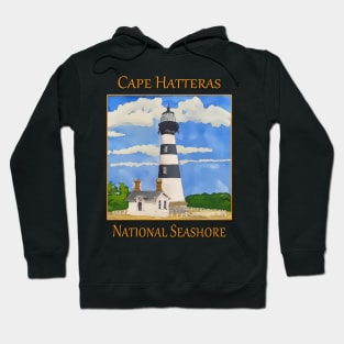 Bodie Lighthouse on Cape Hatteras National Seashore Hoodie